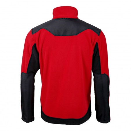LAHTI PRO Bluza Polarowa ze Wzmocnieniami CZERWONA 2XL L4011505