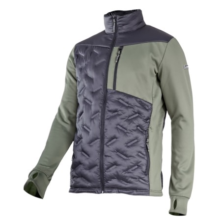 LAHTI PRO Bluza Ocieplana Czarno-Zielona S L4013601