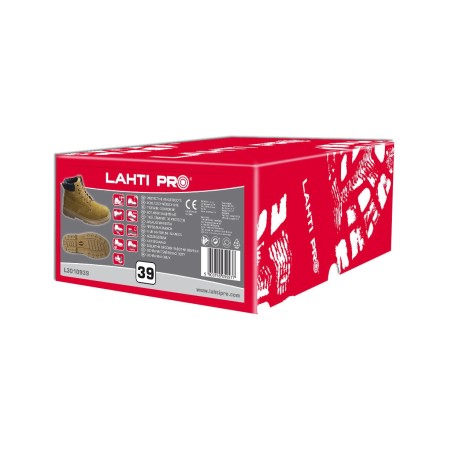 LAHTI PRO Trzewiki Beżowo-Brązowe Zamszowe 45 L3010945