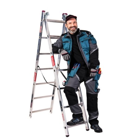 LAHTI PRO Spodnie Ochronne Do Pasa Z Pasami Odblaskowymi 3XL L4050206