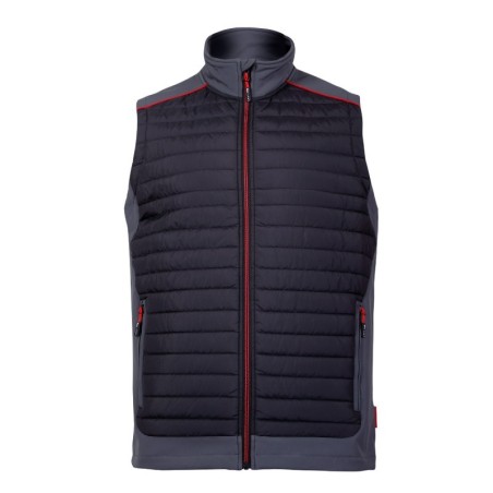 LAHTI PRO Kamizelka Pikowana Czar-Szar-Czerw XL L4130704
