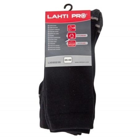 LAHTI PRO Skarpety Robocze Średnie 3szt. 39-42 L3090239