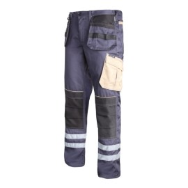 LAHTI PRO Spodnie Szaro-Czarno-Beżowe L L4050703