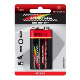 ENERGY CELL Bateria 6F22 Super Heavy Duty 9V TBHDB6F22