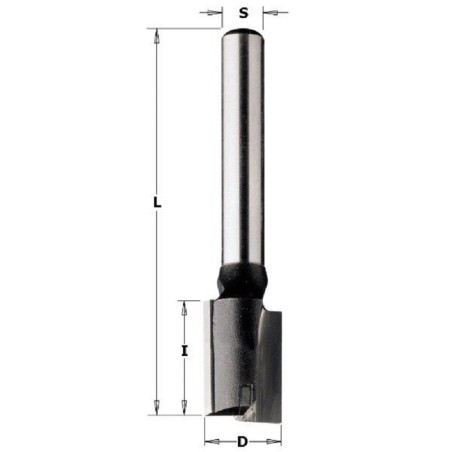 CMT 177.160.11﻿ Frez Prosty z Ostrzem Wiercącym D16 l35 L90