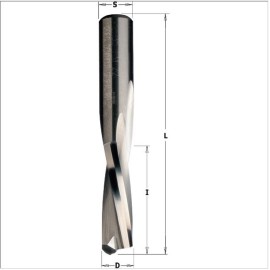 CMT 192.081.11 Frez spiralny wykańczający  - negatyw D8 l32 L80