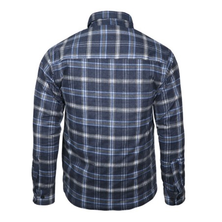 LAHTI PRO Koszula Flanelowa Ocieplana GRANATOWO-NIEBIESKA XL L4180204