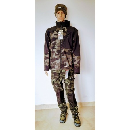 LAHTI PRO Spodnie Moro Ziel. Bojówki ze Wzmoc. SLIM FIT 2XL L4051905