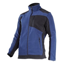 LAHTI PRO Bluza Polar ze Wzmocnieniami GRANATOWO-CZARNA S L4013801