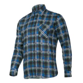 LAHTI PRO Koszula Flanelowa 120G/m2 NIEBIESKA 2XL LPKF32XL