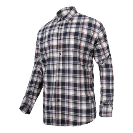 LAHTI PRO Koszula Flanelowa Szaro-Czarna S L4180401