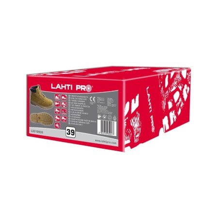 LAHTI PRO Trzewiki Beżowo-Brązowe Zamszowe 39 L3010939