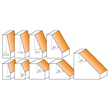 CMT Frez 936.420.11 Frez z łożyskiem dolnym D45 A45 I18 S8