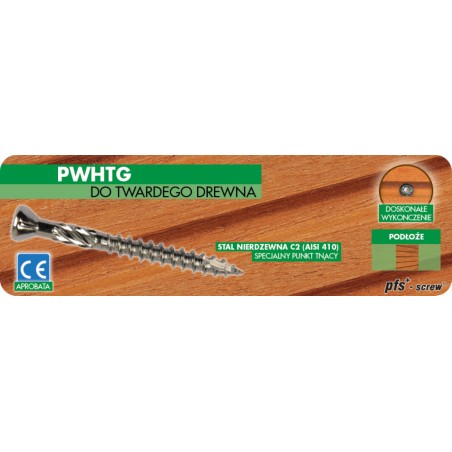 PGB PSF Wkręt do Drewna TROPIC 5x60 (200) Nierdzewny do Tarasu Tarasowy C2 PFWHTGC00005000602