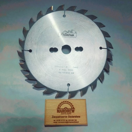 200x2,5/1,6/30 z-24 WZ PILANA Piła spiekowa 5381-26 WZ T0156PG