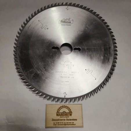 250x3,2/2,2/30 z-80 PILANA Piła Spiekowa 5397-11 TFZ L T0456PH