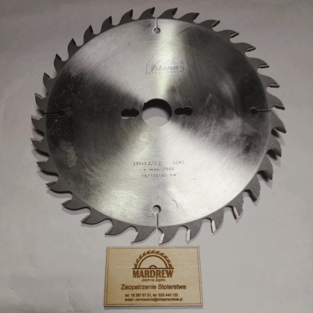250x3,2/2,2/30 z-32 WZ PILANA Piła spiekowa 5381-26 WZ T0159PD