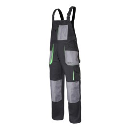 LAHTI PRO Ogrodniczki Ochronne Czarno-Zielone 3XL L4060660