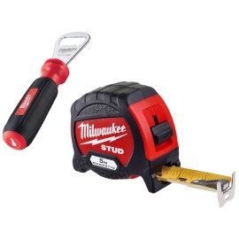 MILWAUKEE Miara zwijana magnetyczna wzmacniana 5 m STUD2 + otwieracz do butelek 4932478794