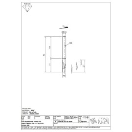 CMT DTA.08.027.08.0MR Frez Diam. D8 l27 S8x50 Z3 H2,5 RH 2