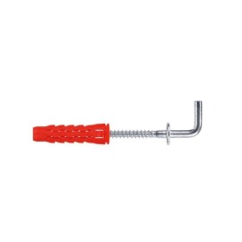 WKRĘT-MET Blister Łącznik z Hakiem 6/30x48 Czerwony Prosty 6szt  BSFXL-06030048 2