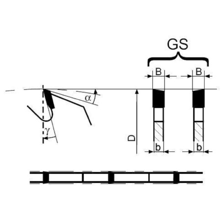 300x3,2/2,2/30 z-60 GS FABA Piła Spiekowa PI-505VT SP0505003 PREMIUM