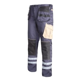 LAHTI PRO Spodnie Szaro-Czarno-Beżowe XL L4050704