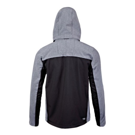 LAHTI PRO Kurtka Softshell z Kapturem Czarno-Szaro-Pomarańczowa M L4091602