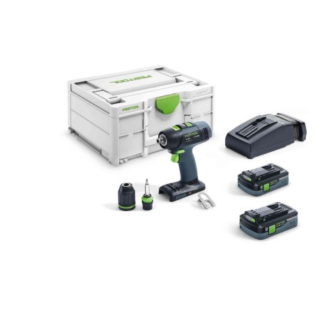 FESTOOL 18V Wkrętarka T18+3 HPC 4.0 I-Plus 576446