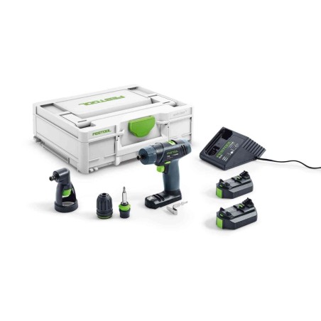 FESTOOL 10.8V Akumulatorowa wiertarko-wkrętarka TXS 2,6-Set 576102