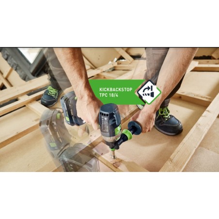 FESTOOL 18V Akumulatorowa wiertarko-wkrętarka udarowa QUADRIVE TPC 18/4 5,2/4,0 I-Plus 575605
