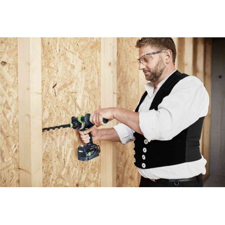 FESTOOL 18V Akumulatorowa wiertarko-wkrętarka udarowa QUADRIVE TPC 18/4 I-Basic 575604
