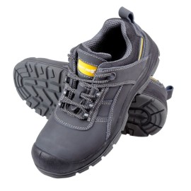 LAHTI PRO Półbuty Nubukowe Czarno-Żółte 39 L3041439
