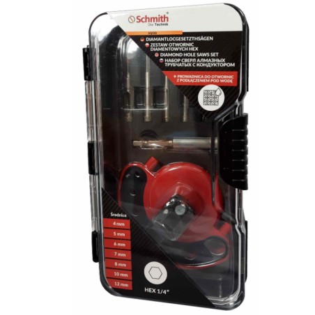 SCHMITH Komplet Otwornic Diamentowych 7szt SQOD