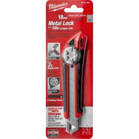 MILWAUKEE Nożyk Z Ostrzem Łamanym 18mm 48221961