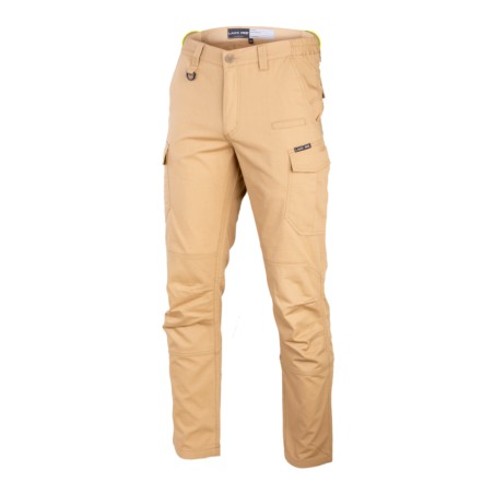 LAHTI PRO Spodnie Bojówki Beżowe SLIM FIT XL L4052104