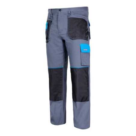 LAHTI PRO Spodnie Szaro-Niebieskie 100% Bawełna M L4050450