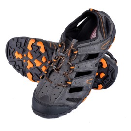 LAHTI PRO Sandały Trekkingowe Szaro-Czarno-Pomarańczowe 44 L3061044