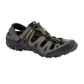 LAHTI PRO Sandały PU/Dzianina Khaki-Czarno-Ziel 41