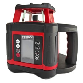 PRO Niwelator Laser Rotacyjny LR-500D z Cyfrowym Wyświetlaczem LR500 D + Statyw TR-3400 HD 3-01-06-L1-114