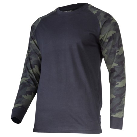 LAHTI PRO Koszula z Długim Rękawem 190g MORO-CZARNA XL L4023104