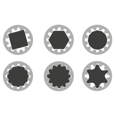 PROLINE Nasadka SPLINE 1/2" 8mm 18500