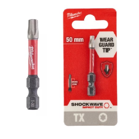 MILWAUKEE Bit TORX 50mm T30 Udarowy SHOCKWAVE  4932430887