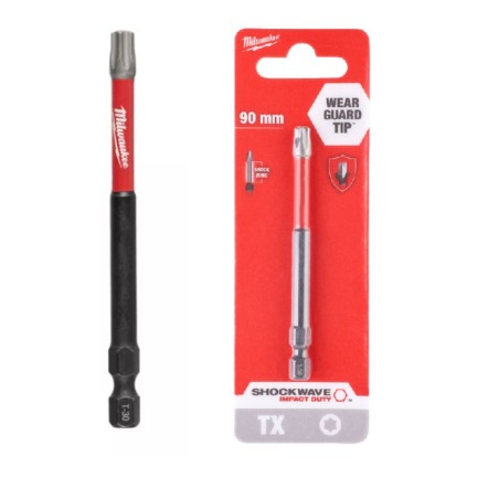 MILWAUKEE Bit TORX 90mm T30 Udarowy SHOCKWAVE 4932471575