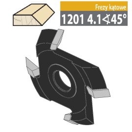 FABA Frez Nasadzany kątowy HSS 1201 125x25/30 4.1 45 stopni PRAWY 1201S125P0001