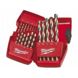 MILWAUKEE ZESTAW WIERTEŁ DO METALU HSS-G THUNDERWEB (19SZT) 4932352374