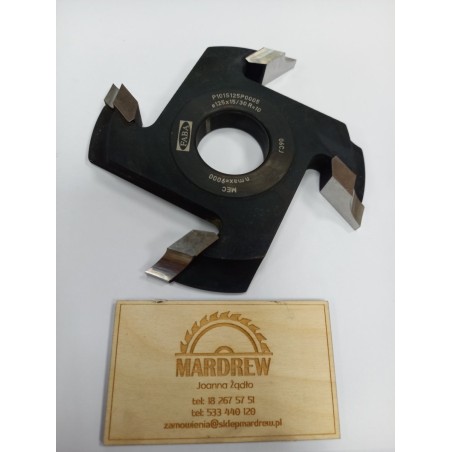 FABA Frez Do Ćwierćwałka P-101 HSS R-10 PRAWY 125x15/30 P101s125P0005