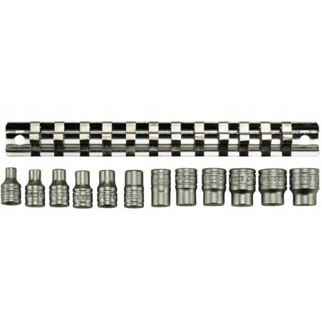TENGTOOLS Zestaw nasadek z chwytem kwadratowym 1/4" 12szt 117070102
