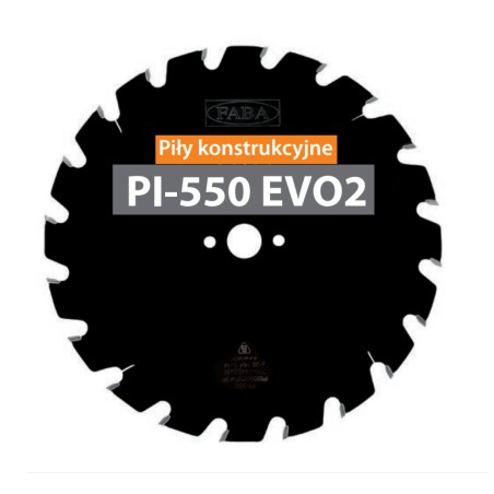300x3,2/2,1/30 z-16 GAM FABA Piła Spiekowa Budowlana PI-550 P5000001-2 EVO2