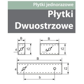 FABA Płytka HM Dwuostrzowa 11,6x12x1,5mm N0000803